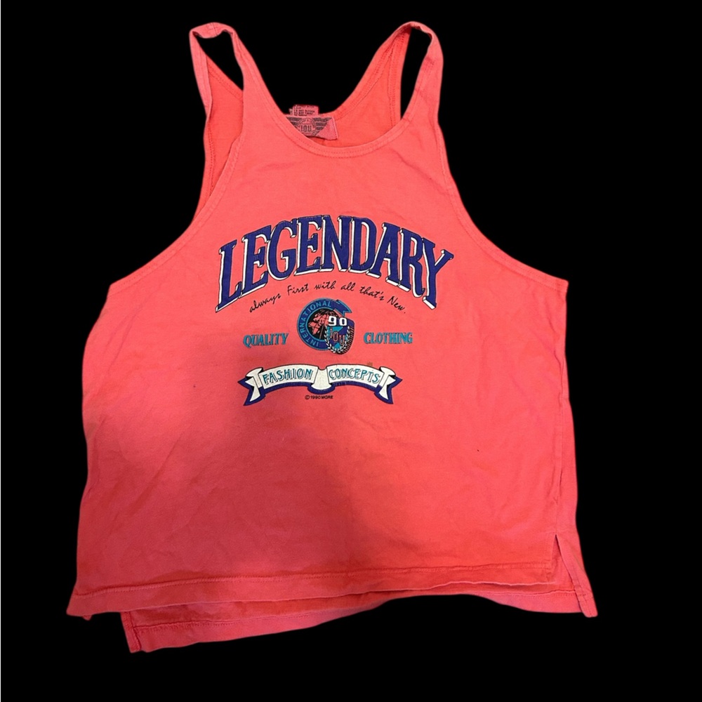 ✨ Pink and blue
vintage 90s Legend tank top✨